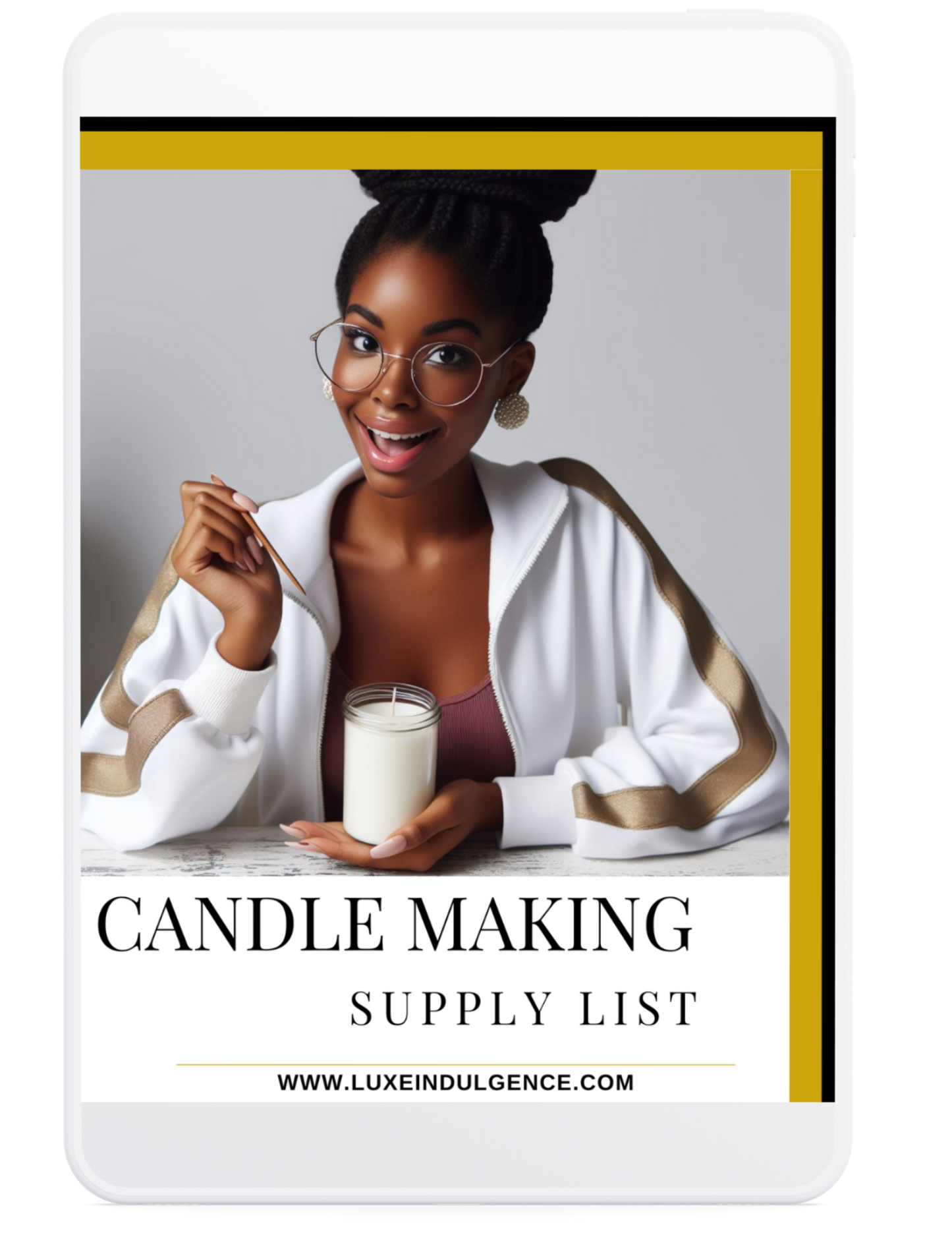 FREE Candle Making Supply List - Digital Download